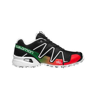 Salomon SPEEDCROSS 3 - Cierne/ Cervene Botasky Damske, S0232SK